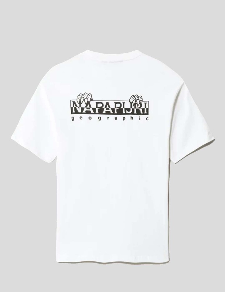 T-shirt NAPAPIJRI jurassic tee bright white